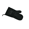 Suede Mitt, Laser Engraved, Washable (Black)